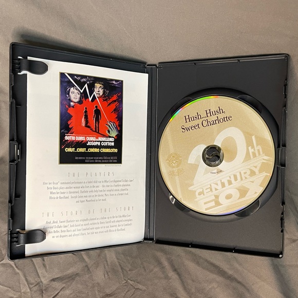 Hush Hush Sweet Charlotte 1964 Bette Davis Olivia de Havilland DVD - Picture 2 of 4